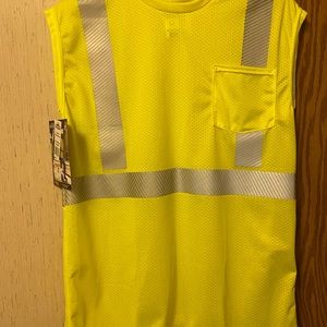 New ~ Radians RadWear USA Men's Class 2 Mesh Sleeveless Safety T-Shirt ~ M ~ Med